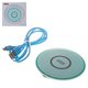 Cargador inalámbrico XO WX010, puerto 5V 1A, Entrada micro USB 5 V / 2 A, menta