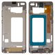 Parte media de carcasa puede usarse con Samsung G975 Galaxy S10 Plus, blanco, con botones laterales, marco para fijar pantalla