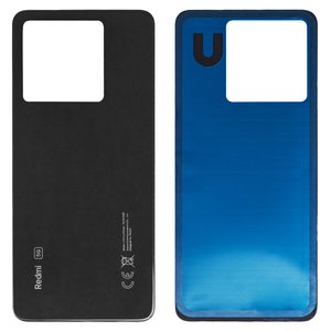 Panel trasero de carcasa puede usarse con Xiaomi Redmi Note 13 Pro 5G, negra, midnight black