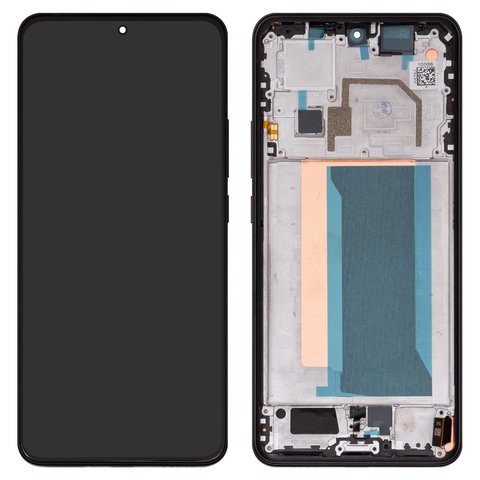 Pantalla LCD puede usarse con Xiaomi 13T, 13T Pro, Redmi K60 Ultra, negro, con marco, Original PRC , 2306EPN60G, 23078PND5G, 23078RKD5C