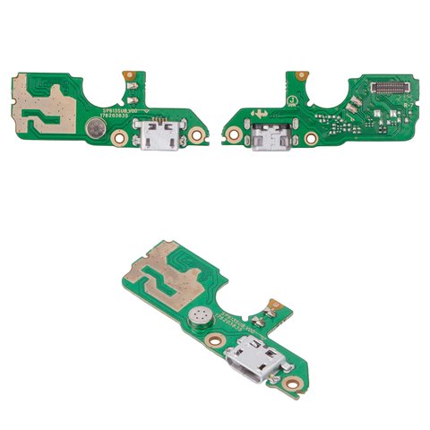 Cable flex puede usarse con Tecno Pop 5 BD2 , del conector de carga, del conector de auriculares, con micrófono, Copy, placa del cargador