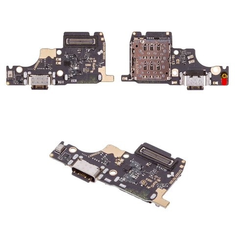 Cable flex puede usarse con Xiaomi Poco M7 Pro 5G , Redmi Note 14 5G, del conector de carga, con componentes, High Copy, placa del cargador