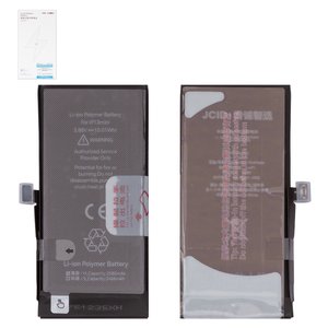 Batería JCID puede usarse con Apple iPhone 13 mini, Li Polymer, 3.88 V, 2580 mAh, mayor capacidad