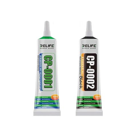 Adhesivos sellador RELIFE CP 0001, para pegar tapas traseras, para marcos de pantalla, 50 ml, transparente