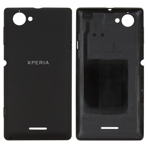 Задня панель корпуса для Sony C2104 S36 Xperia L, C2105 S36h Xperia L, чорна