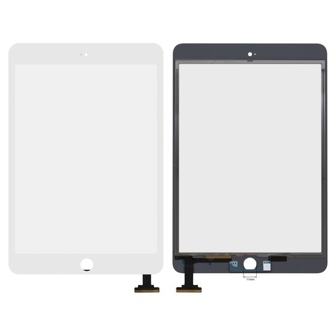 Сенсорний екран для Apple iPad Mini 3 Retina, білий