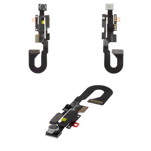 Шлейф для iPhone 8, iPhone SE 2020, c датчиком приближения, с компонентами, с камерой, Original PRC 