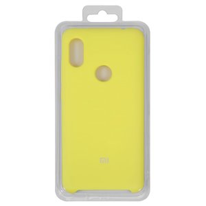 Чехол для Xiaomi Redmi Note 6 Pro, желтый, Original Soft Case, силикон, lemonade 65 , M1806E7TG, M1806E7TH, M1806E7TI