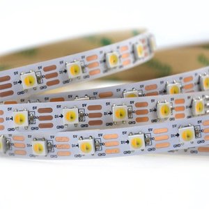 Светодиодная лента SMD5050 SK 6812, белая, монохромная, c  управлением, IP20, 5 В, 60 диодов м, 5 м 