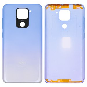 Задня панель корпуса для Xiaomi Redmi Note 9, біла, з боковою кнопкою, M2003J15SC, M2003J15SG, M2003J15SS
