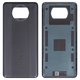 Задняя панель корпуса для Xiaomi Poco X3 Pro, черная, phantom Black, M2102J20SG, M2102J20SI