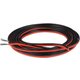 Провод в силиконовой изоляции 2x18AWG, 0,75 мм², 1 м, черный, красный, UL3135