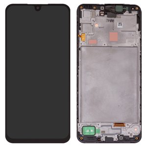 Дисплей для Samsung A165 Galaxy A16, чорний, з рамкою, Original PRC 