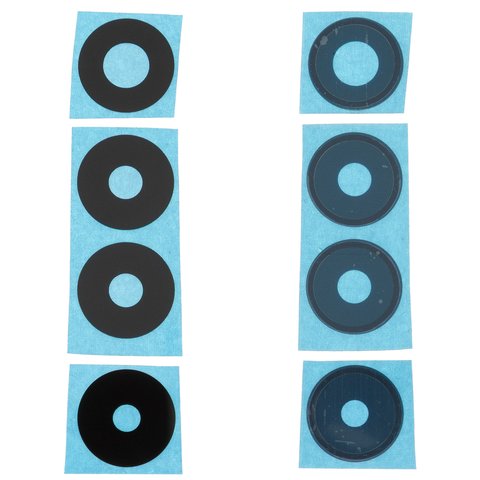 Стекло камеры для Xiaomi 14T, 14T Pro, черное, без рамки, комплект 4 шт.