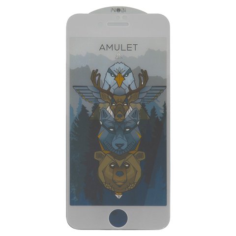 Захисне скло iNobi Amulet для Apple iPhone 7, iPhone 8, iPhone SE 2020, Full Glue, Anti Static, білий