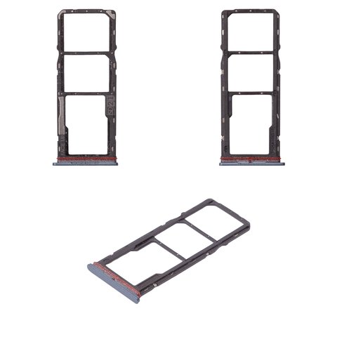 Держатель SIM карты для Motorola Moto G05, голубой, misty blue