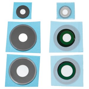 Скло камери для Xiaomi Poco M6 Pro 4G, Redmi Note 13 Pro 4G, чорне, без рамки, комплект 3 шт.