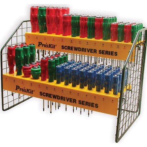 Набор отверток Pro'sKit SW-2128 на демонстрационном стенде