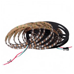 Светодиодная лента RGB SMD5050, WS2812B (c управлением, IP65, 5 В, 60 диодов/м, 1 м) Светодиодная лента RGB SMD5050, WS2812B (c управлением, IP65, 5 В, 60 диодов/м, 1 м)