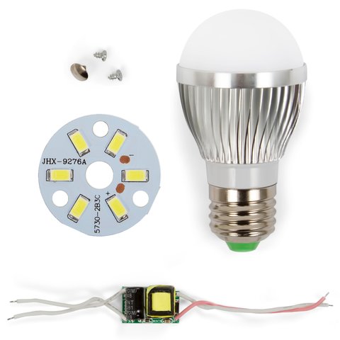 Juego de piezas para armar lámpara LED regulable SQ Q01 5730 3 W luz blanca fría, E27 